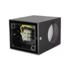 MasterLED Lida 81x92 fekete szögletes oldalfali lámpa GU10-es foglalattal