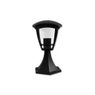 MasterLED Niko fekete kültéri állólámpa E27-es foglalattal