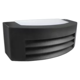   MasterLED Corso kültéri fekete oldalfali lámpatest E27-es foglalattal