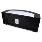 MasterLED Corso kültéri fekete oldalfali lámpatest E27-es foglalattal