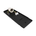 MasterLED Corso kültéri fekete oldalfali lámpatest E27-es foglalattal