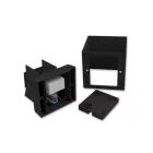 MasterLED Kira 6 W-os fekete fali lámpa