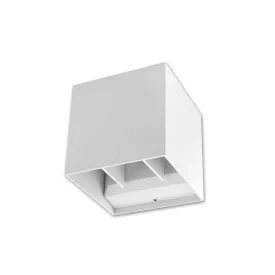 MasterLED Kira 6 W-os fehér szögletes fali lámpa