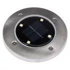 MasterLED Földbe szúrható 0 4 W-os kerek napelemes lámpa 4 SMD