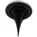 MasterLED Földbe szúrható 0 8 W-os kerek napelemes lámpa 8 SMD