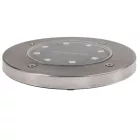 MasterLED Földbe szúrható 0 8 W-os kerek napelemes lámpa 8 SMD