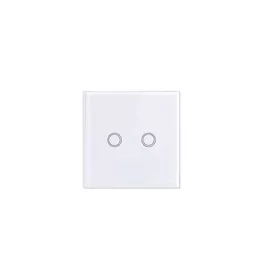 MasterLED Fehér üveg érintő villanykapcsoló (105)