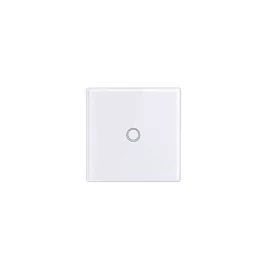   MasterLED Fehér üveg egypólusú (101) érintő villanykapcsoló