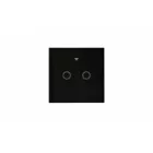 MasterLED Fekete üveg WIFI-s érintő villanykapcsoló (105+N)