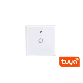   MasterLED Fehér üveg WIFI-s érintő villanykapcsoló(101+N)