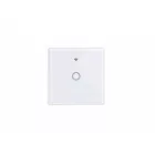 MasterLED Fehér üveg WIFI-s érintő villanykapcsoló(101+N)