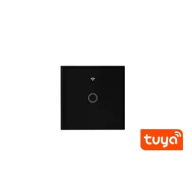   MasterLED Fekete üveg WIFI-s érintő villanykapcsoló(101+N)
