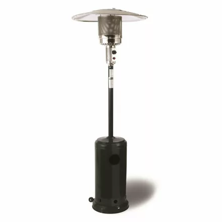 Eurolamp Gáztűzhely Gomba alakú, 13,5 kW teljesítménnyel és 945 g/h fogyasztással, 81x81x221 cm, fekete