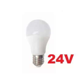   EcoLight E27-es foglalatú 10 W-os 24V LED-es izzó natúr fehér classic