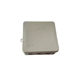   ALK-TECH szürke színű kötődoboz 100x100 mm-es méretű IP54-es védettségű