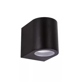   Strühm Gamp C 80x68 mm fekete oldalfali lámpa GU-10-es foglalattal