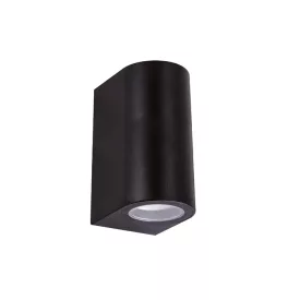   Strühm Gamp C 150x68 mm fekete két irányba világító oldalfali lámpa GU-10-es foglalattal