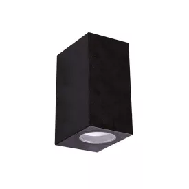   Strühm Gamp D 150x68 mm fekete két irányba világító oldalfali lámpa GU-10-es foglalattal