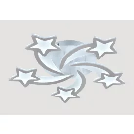   Lucero Yuki 140 W-os 67 cm átmérőjű fehér LED távirányítós és mobil applikációval vezérelhető mennyezeti lámpa