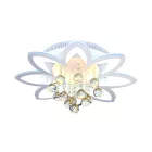 Lucero Maya 182 W-os 60 cm átmérőjű fehér LED távirányítós és mobil applikációval vezérelhető mennyezeti lámpa