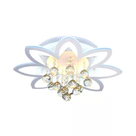   Lucero Maya 182 W-os 60 cm átmérőjű fehér LED távirányítós és mobil applikációval vezérelhető mennyezeti lámpa