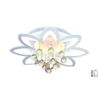 Lucero Maya 182 W-os 60 cm átmérőjű fehér LED távirányítós és mobil applikációval vezérelhető mennyezeti lámpa