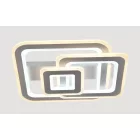 Lucero Marshall 140 W-os 50 cm átmérőjű fehér LED távirányítós és mobil applikációval vezérelhető mennyezeti lámpa