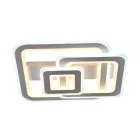 Lucero Marshall 140 W-os 50 cm átmérőjű fehér LED távirányítós és mobil applikációval vezérelhető mennyezeti lámpa