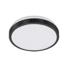 MasterLED Solen Ø330 mm kerek fekete mennyezeti lámpa E27 foglalattal