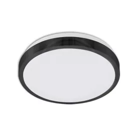   MasterLED Solen Ø330 mm kerek fekete mennyezeti lámpa E27 foglalattal