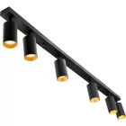 MasterLED Eris fekete-arany mennyezeti 6-os lámpa keret GU10-es foglalattal