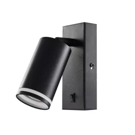 MasterLED Ring fekete oldalfali lámpa GU10-es foglalattal