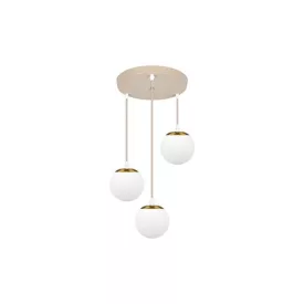   MasterLED Bali 12-50 cm 3xE27 foglalatú Bézs+Arany színű mennyezeti lámpa