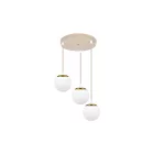 MasterLED Bali 12-50 cm 3xE27 foglalatú Bézs+Arany színű mennyezeti lámpa