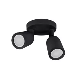 Strühm Bogna GU10 foglalatú fekete 2-es mennyezeti lámpa