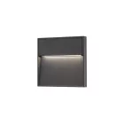 MasterLED Santiago 4 W-os sötétszürke négyzet alakú oldalfali lámpa