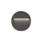 MasterLED Santiago 4 W-os sötétszürke kör alakú oldalfali lámpa