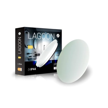 Lagoon 16 W-os ø230 mm kerek natúr fehér mennyezeti lámpa IP44-es védettségű