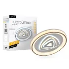 Lucero Emma 110 W-os 50 cm átmérőjű fehér LED távirányítós és mobil applikációval vezérelhető mennyezeti lámpa
