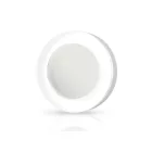 Videx Lena 15 W-os ø190 mm kerek natúr fehér fehér mennyezeti lámpa IP65-ös védettségű