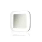 Videx Vika 15 W-os 190x190 mm négyzet alakú natúr fehér fehér mennyezeti lámpa IP65-ös védettségű
