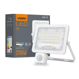   Videx Luka 30 W-os mozgásérzékelős natúrfehér LED reflektor