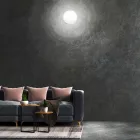 Videx Mila 24 W-os ø326 mm kör alakú natúr fehér mennyezeti lámpa IP44-es védettségű