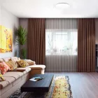 Videx Zoya 48 W-os ø480 mm kör alakú natúr fehér mennyezeti lámpa IP44-es védettségű