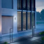 Videx Dana 15 W-os 215x127 mm ovális natúr fehér antracit színű mennyezeti lámpa IP65-ös védettségű