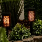 MasterLED Napelemes Mandala mintás 39 cm leszúrható lámpa