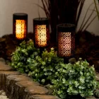 MasterLED Napelemes Mandala mintás 39 cm leszúrható lámpa