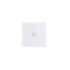 MasterLED Fehér üveg távirányítható érintő alternatív bázis kapcsoló