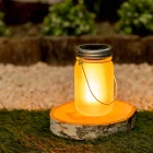 MasterLED Dekoratív napelemes lámpa befőttesüvegben