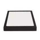 MasterLED Proma Falon kívüli ledes mennyezetlámpa 18 W natúr fehér fekete négyzet